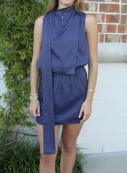 Scarlette Smoke Blue Dress -Fashion Clothing Store 03d989f2IMG 7658