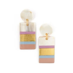 Rose Cabana Statement Earring