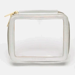 Iridescent Clear Travel Case