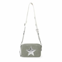 Vintage Havana Linda Green Denim Crossbody