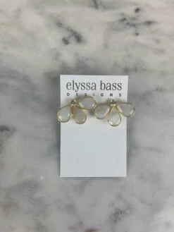Three Petal Stud Earring 5 Three Petal Stud Earring -Fashion Clothing Store 2cb24c2eelyssa 20bass 20ear 203 20petal 20stud 20 20moonstone 202