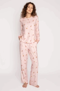 PJ Salvage Cabin & Cocktails Pink Top