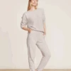 Barefoot Dreams Reverse Seam Stone Pullover