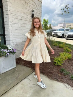 Plain As Day Mini Dress