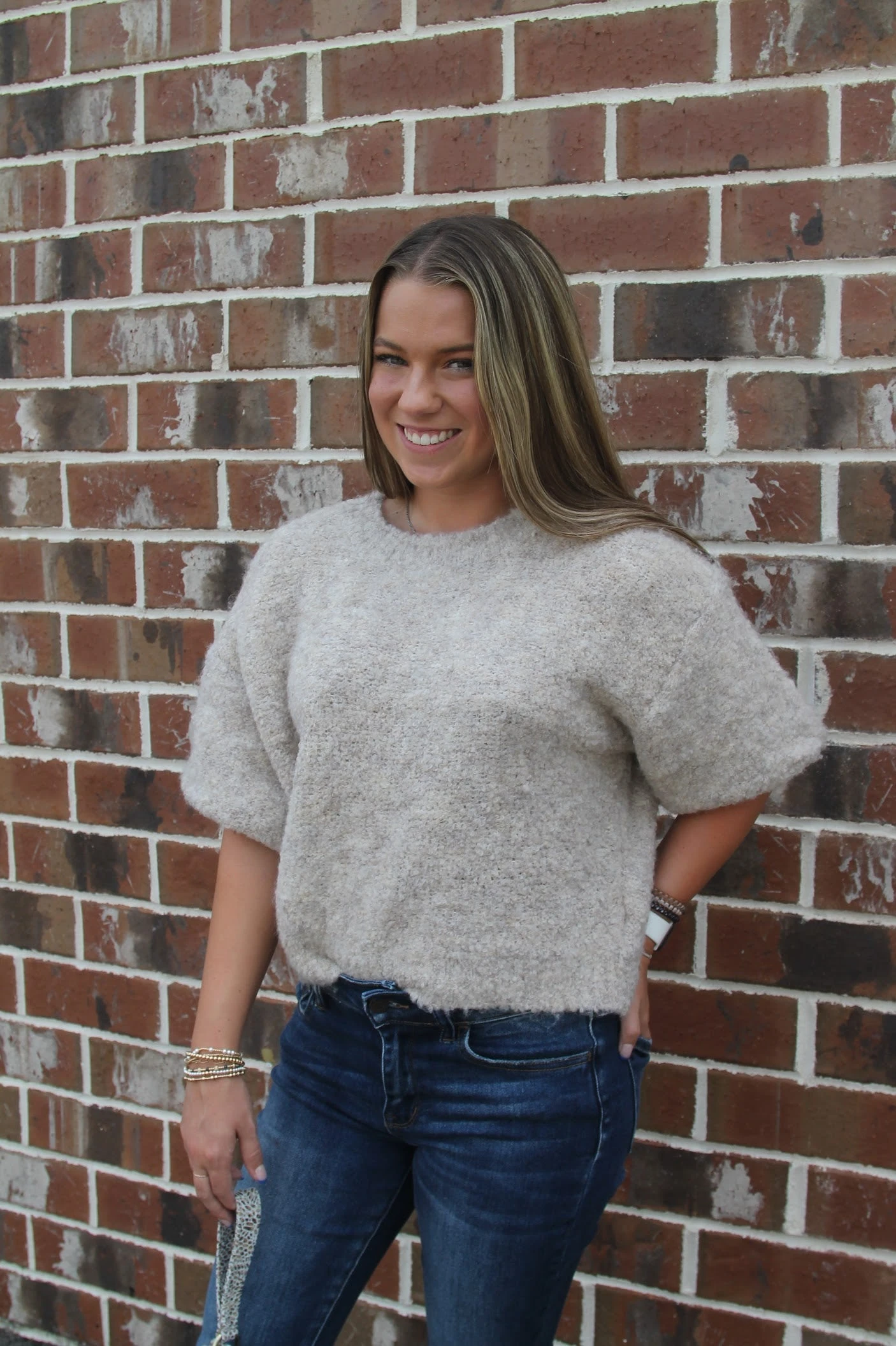 Colette Oatmeal Sweater