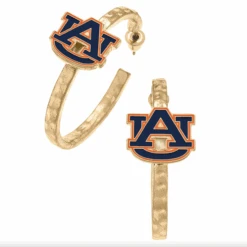 AU Gold Hoop Earring
