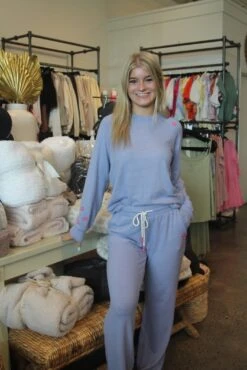 My Happy Blue/Pink PJ Top