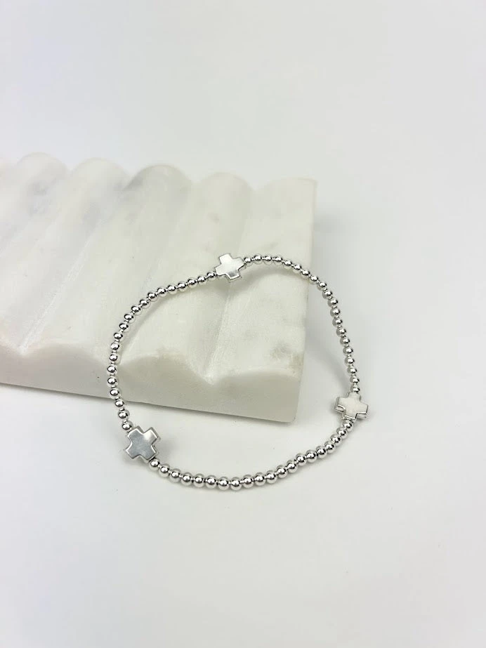 Enewton Signature Cross 3mm Sterling Silver (Extended) 2 Enewton Signature Cross 3mm Sterling Silver (Extended) - Image 2