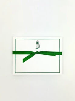 Green Golf Bag Stationary Set