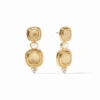 Julie Vos Tudor Statement Earring In Champagne