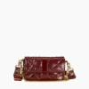 Oliver Thomas Bestie Baguette In Bordeaux Metallic