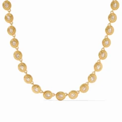 Julie Vos Tudor Tennis Necklace CZ