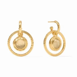 Julie Vos Astor 6-in-1 Earring Charm Champagne