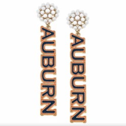 Auburn Pearl Drop Earring