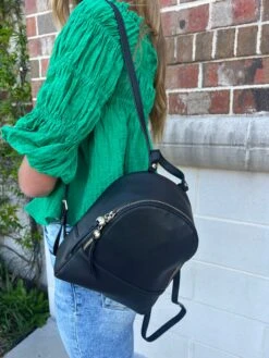 Hobo Juno Mini Backpack In Black