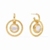 Julie Vos Astor 6-in-1 Earring Charm Clear