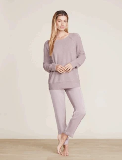 Barefoot Dreams Raglan Taupe Pullover