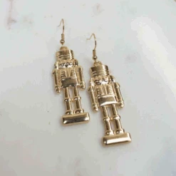 Nutcracker Gold Earring