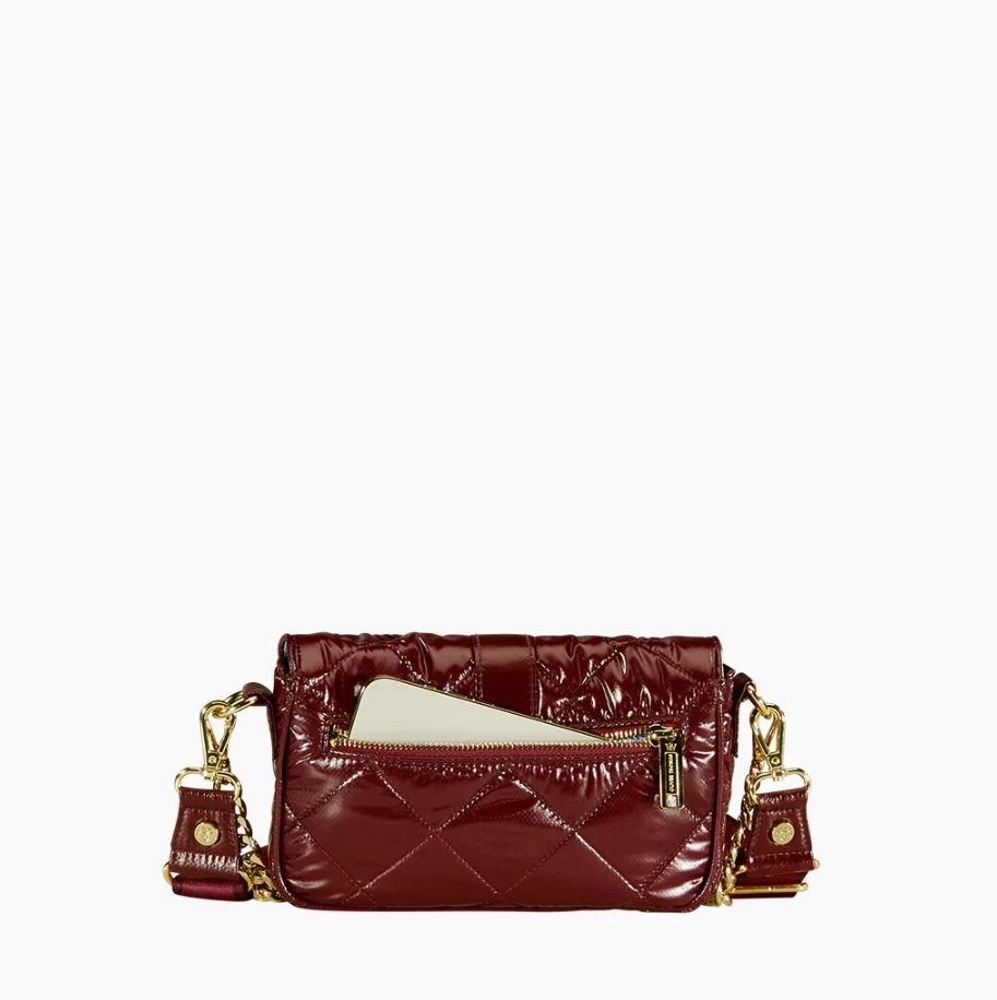 Oliver Thomas Bestie Baguette In Bordeaux Metallic 2 Oliver Thomas Bestie Baguette In Bordeaux Metallic - Image 2