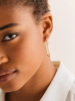 Able Bali Gold Hoop Earring -Fashion Clothing Store Bali Hoops3