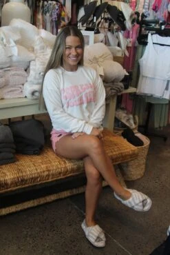 PJ Salvage Espresso Natural Top -Fashion Clothing Store EspressoTop