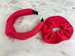 Terry Headband And Scrunchie Set