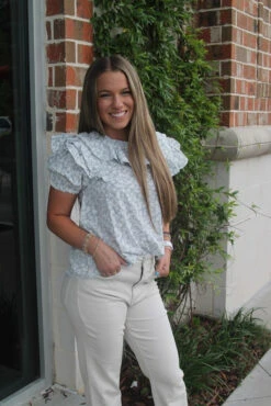 Eyelet Dreams Blouse -Fashion Clothing Store IMG 4494