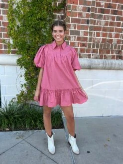 Morgan Mauve Mini Dress