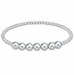 Enewton Classic Bliss 3mm Bead Bracelet 6mm - Sterling Silver