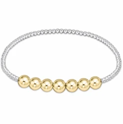 Enewton Classic Beaded Bliss 3mm Bead Bracelet 6mm-Mixed Metal