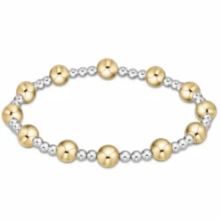 Enewton Classic Sincerity Mixed Metal 6mm Bracelet (Extended Size)