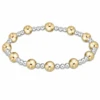 Enewton Classic Sincerity Pattern 6mm Bead Bracelet - Mixed Metal