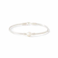 Ronaldo Pearl Of My Heart Bracelet Silver