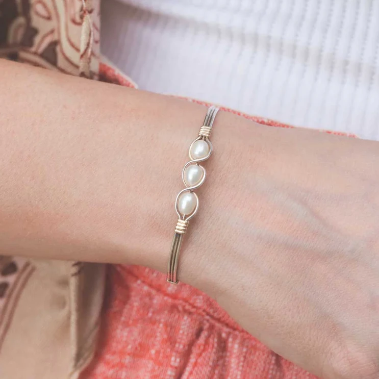 Ronaldo Waverly Bracelet Silver With Gold 2 Ronaldo Waverly Bracelet Silver With Gold - Image 2