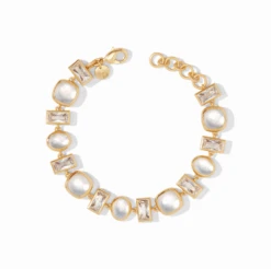 Julie Vos Antonia Clear Crystal Tennis Bracelet -Fashion Clothing Store Screenshot2023 10 20111033