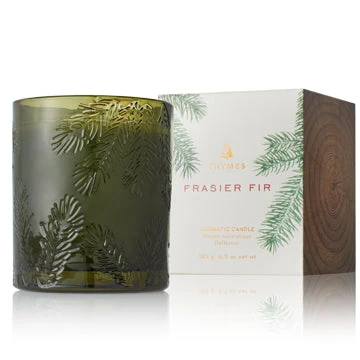 Frasier Fir Green Glass Candle 1 Frasier Fir Green Glass Candle