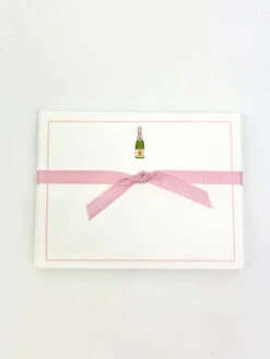 Pink Champagne Stationary Set
