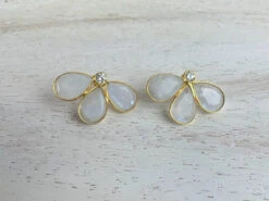 Three Petal Stud Earring