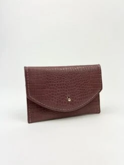 Estella Bartlett Envelope Card Holder Dusty Pink Croc