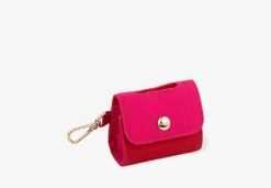 Doggie Bag Holder In Red/Pink