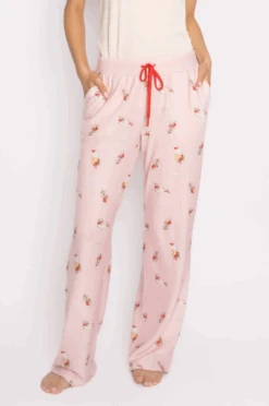 PJ Salvage Cabin & Cocktails Pink Pants