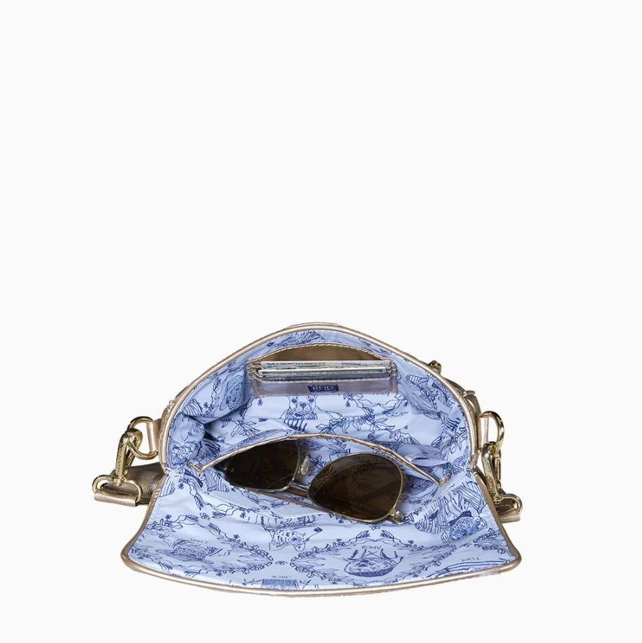 Oliver Thomas Bestie Baguette In Bordeaux Metallic 4 Oliver Thomas Bestie Baguette In Bordeaux Metallic - Image 4