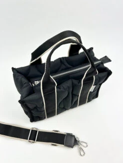 Airdrie Mini Puffer Tote - Black/White -Fashion Clothing Store f2fbf7dbIMG 1841