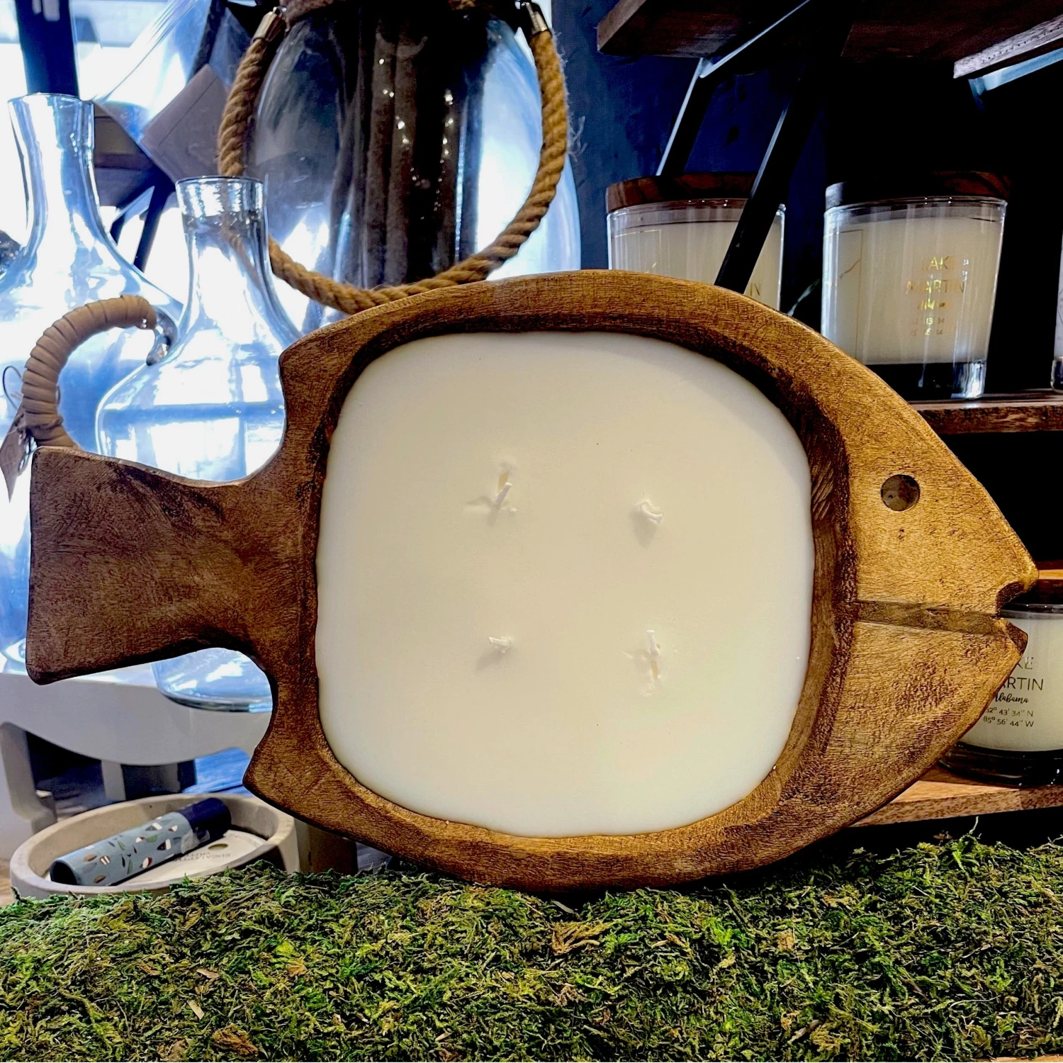 Wrapsody Fish Dough Bowl Candle- Lake House 1 Wrapsody Fish Dough Bowl Candle- Lake House